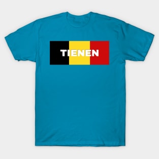 Tienen City in Belgian Flag T-Shirt